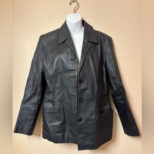Vintage Forenza Black Leather Women's Jacket